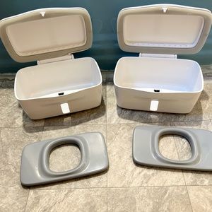 2x OXO Tot Perfect Pull Wipes Dispensers